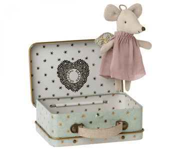 Angel mouse in suitcase - Maileg